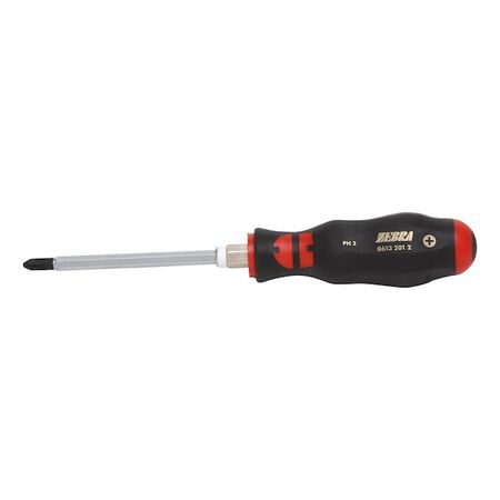 Screwdriver PH2 Hexagon Shank | 3C Handle with Striking Cap | Ergonomic Design | by Wurth