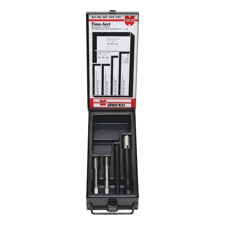 TIME SERT Spark Plug Repair Set M14 x 1.25 | Complete Tool Set | Includes 6 Socket Lengths | by Wurth