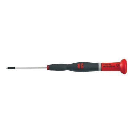 Precision Screwdriver TX7 | 50mm Blade Length | Black Point Tip | by Wurth