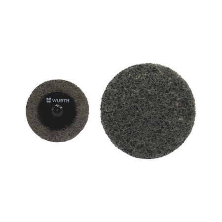 Small Abrasives Mini Fleece Disc | Very Fine 75mm | Quick-Change Compatible | @Pack of 10 | by Wurth