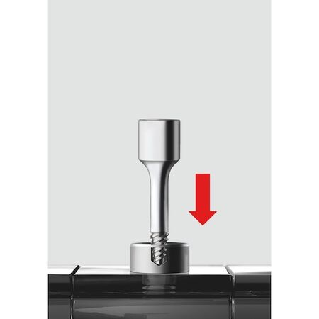 Screw Extractor Set Short 10 Pieces | Precision Conical Spiral | 13mm Hexagon Drive | Metal Box Storage | by Wurth