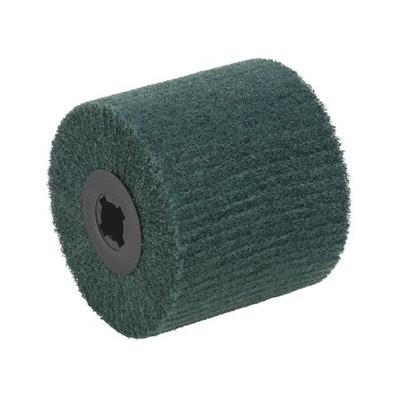 Burnishing roller fleece