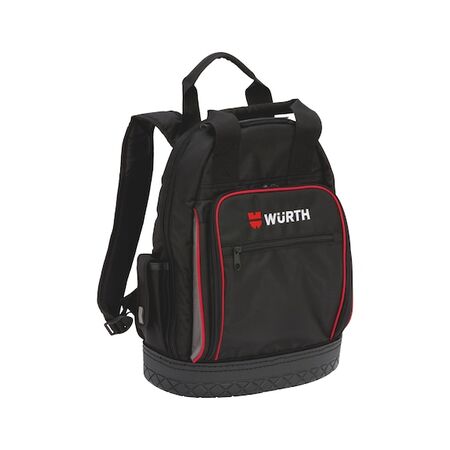 Tool rucksack with watertight base shell