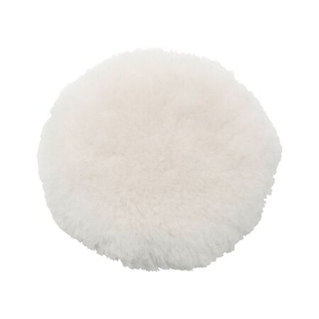 Lambswool polishing pad, white
