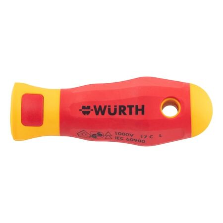 VDE Handle Replacement for Screwdriver Set | Insulated & Twist Lock | IEC 60900 Certified | by Wurth