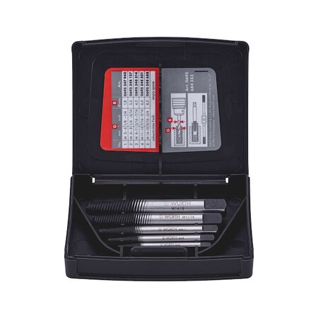 Screw Extractor Assortment 5 Pieces | Hardened Steel | Organized Plastic Case | by Wurth