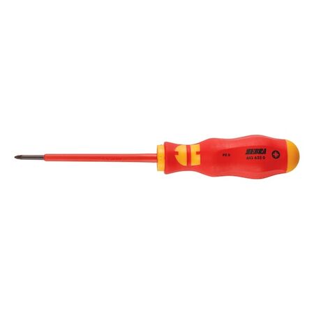 VDE Screwdriver PZ Recessed Head | Insulated Blade | 1,000V AC Safe | 80mm Length | by Wurth