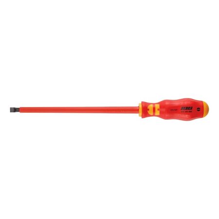 VDE Flat Slotted Screwdriver | Insulated for Live Parts | 1,000V AC & 1,500V DC | by Wurth