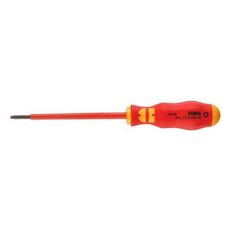 VDE Screwdriver TX10 | Insulated Blade for Live Parts | 100mm Length | by Wurth
