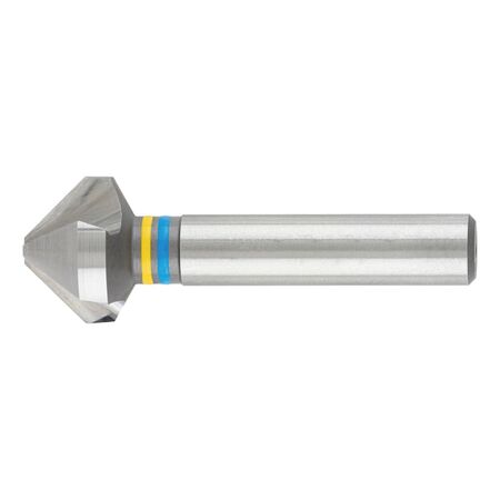 Countersink, yellow/blue ring, HSS 90° DIN 335 C