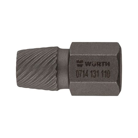 Internal Hexagonal Extractor | Short Length for Confined Spaces | Rusted Screw Remover | by Wurth