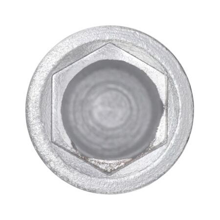 T Handle Hexagon Drive | 2-Component Grip | Chrome Plated | 8mm Width | by Wurth