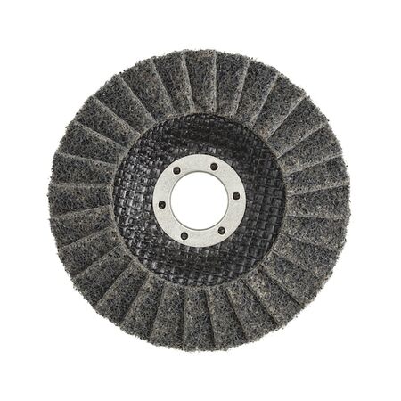 3D Non-Woven Lamella Flap Disc | 115mm Diameter | Rugged Fiberglass Backing | Iron & Chlorine Free | by Wurth