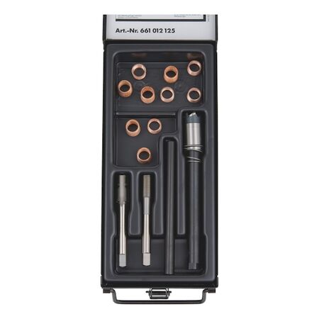 TIME SERT Spark Plug Thread Repair Set M12 x 1.25 | 15 Pieces | High Thermal Conductivity | Compression Sealed Bushings | by Wurth