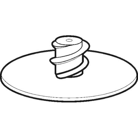 Small Abrasives Mini Fibre Disc | Zirconia Abrasive | Quick-Change System | 75mm Diameter | @Pack of 10 | by Wurth