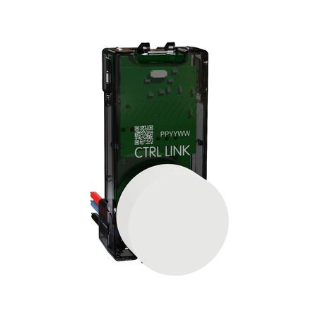 Clipsal Solis T Series Rotary Adaptor | Matt White Ceramic | Flush Mount | Rotary Control | @Each of 1 | by Clipsal