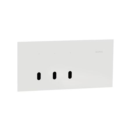 Clipsal Solis T Series 3 Gang Horizontal Grid Plate | Polished Ceramic Finish | Durable Design | @Each of 1 | by Clipsal