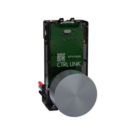 Clipsal Solis T Series Rotary Adaptor | Rotary Knob Control | Flush Mount Design | Matt Platinum Finish | @Each of 1 | by Clipsal