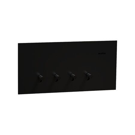 Clipsal Solis T Series Flush Switch | 4 Gang Toggle | 230V-240V | Horizontal Mount | @Each of 5 | by Clipsal