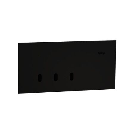 Clipsal Solis T Series 3 Gang Horizontal Grid Plate | Polished Ceramic | Ebony Aluminium Finish | @Each of 1 | by Clipsal