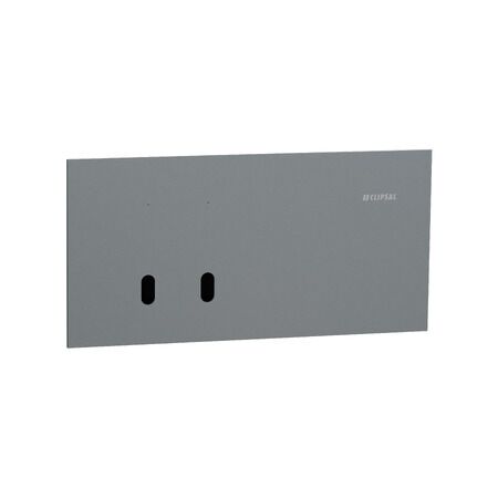 Clipsal Solis T Series 2 Gang Horizontal Grid Plate | Polished Ceramic | Platinum Finish | @Each of 1 | by Clipsal