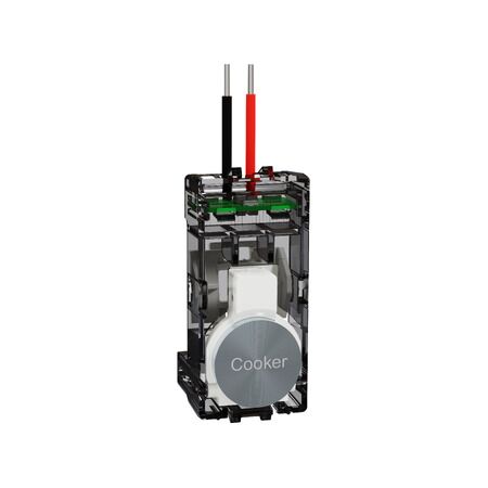 Clipsal Solis T Series Push-Button Adaptor | Polished Ceramic Finish | Flush Mount Design | @Each of 1 | by Clipsal