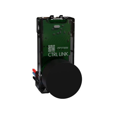 Clipsal Solis Rotary Adaptor for Wiser Dimmer | Rotary Knob Control | Matt Painted Zen Black | @Each of 1 | by Clipsal