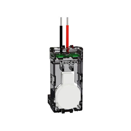 Clipsal Solis T Series Push-button Adaptor for Wiser Switch | White Ceramic | Flush Mount Design | Easy Push-button Control | @Each of 1 | by Clipsal