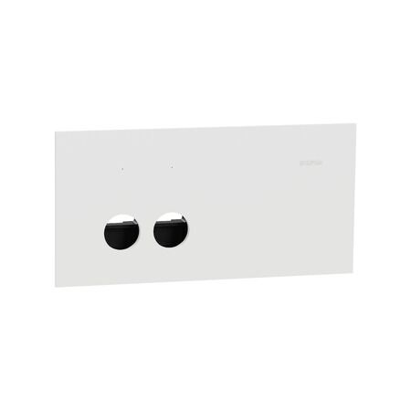 Clipsal Solis Grid Plate and Cover | 2 Gang Horizontal | Matt White Finish | Easy Screw Installation | @Each of 1 | by Clipsal