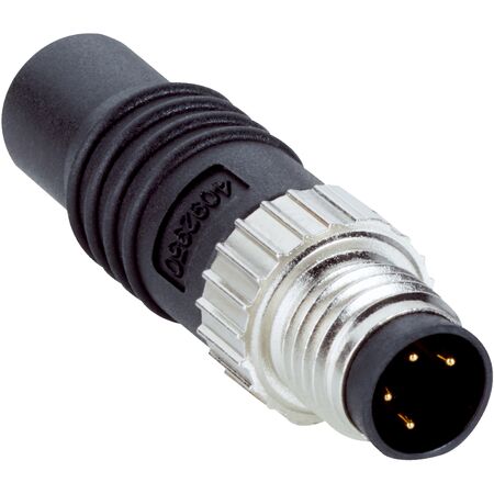 M8 4-PIN BUS CONNECTION MALE CONNECTOR