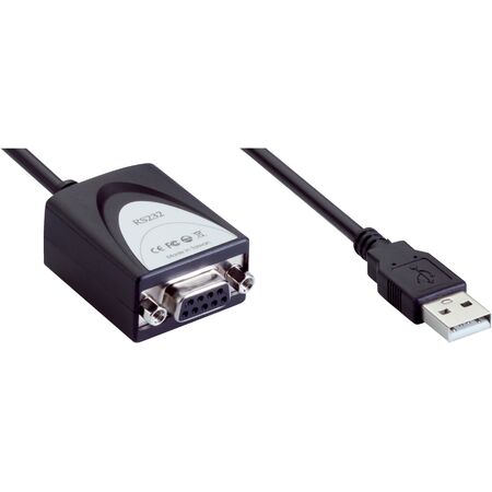 USB 2.0 - RS232 converter equipped with +5 V