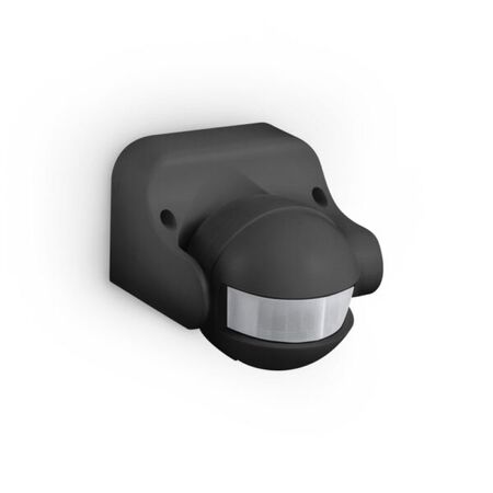 PIR sensor 12m - wall mount - IP44 - black