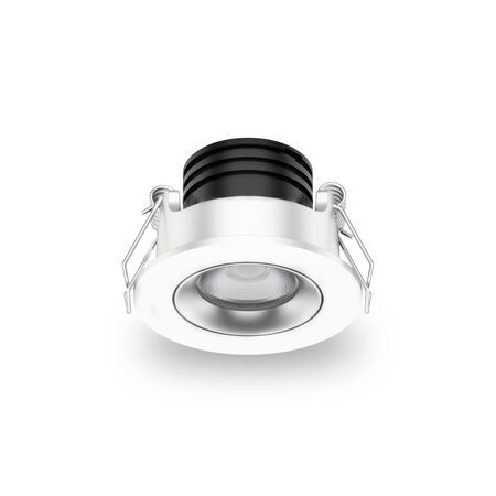 4w 24 Volt DC CV Mini Adjustable LED Downlight -White - Cool White