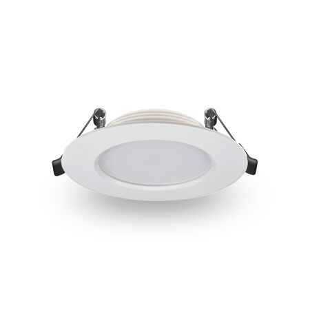 8W LED Downlight w/Dimm Driver - 110Deg beam - White - TRI-CCT