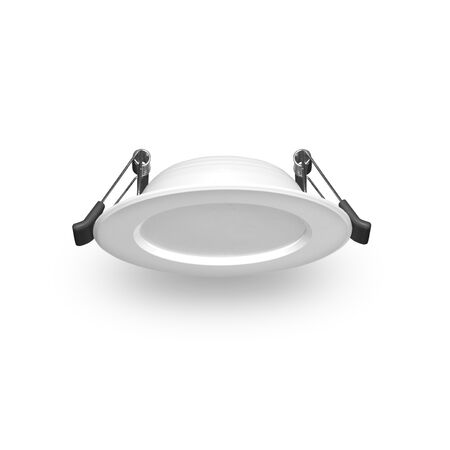 7W LED Downlight w/Dimm Driver - 120Deg beam - White - TRI-CCT