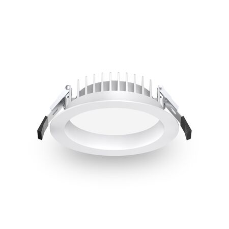 25W LED downlight with dimmable driver - Tri-CCT - White