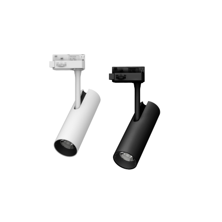 30W LED Track Mounted spotlight - 55o Beam - White - Warm white