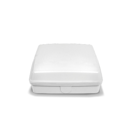 27W/17W LED Square polycarbonate bulkhead IP65 - w/sensor and corridor function