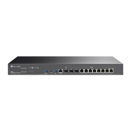 TP-LINK OMADA 10G VPN ROUTER, 10GE SFP+ WAN(1), LAN/WAN(1), GbE SFP(1), LAN/WAN(8), 5Y