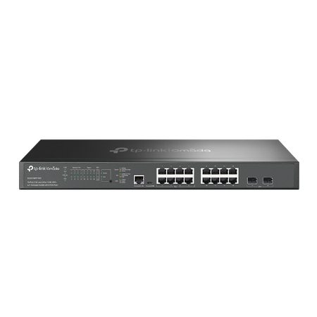 TP-LINK OMADA 16-PORT MANAGED L2+ RACK SWITCH, 2.5G POE+(8), 10G SFP+(2), 240W, 5YR
