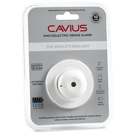 Nano 10 Year Battery Operated Photoelectric Smoke Alarm