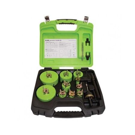 HOLESAW SET 22PC QUICK CHANGE ELECT/10SAWS/10BOSSES/HD ARBOR