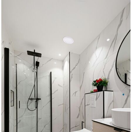 TORPEDO DC 100 - Energy saving DC 100mm Mixflow Inline Exhaust Fan with Speed Control, 24/7 continuous trickle, standard on/off or 10min run on timer mode