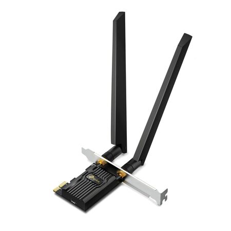 TP-LINK ARCHER AXE5400 BLUETOOTH 5.3 PCIE WI-FI 6E TRI-BAND ADAPTER, 3YR