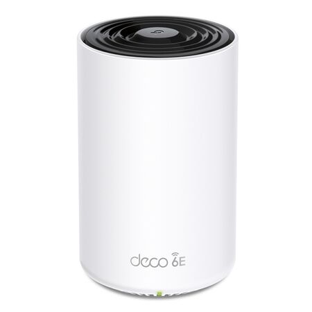 TP-LINK DECO AXE5400 MESH WI-FI 6E TRI-BAND SYSTEM, 2.5GbE(2), GbE(1), 1-PACK, 3YR