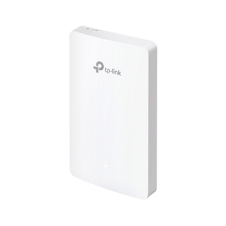 TP-LINK OMADA AX1800 WI-FI 6 DUAL-BAND WALL PLATE ACCESS POINT, GbE(4), POE, 5YR