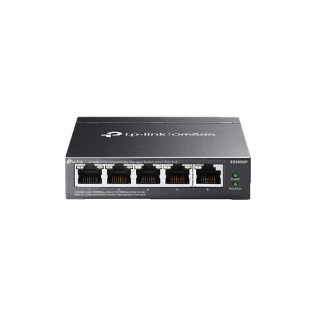TP-LINK OMADA 5-PORT EASY MANAGED GIGABIT DESKTOP SWITCH, POE+(4), GbE(5), 65W, 5YR