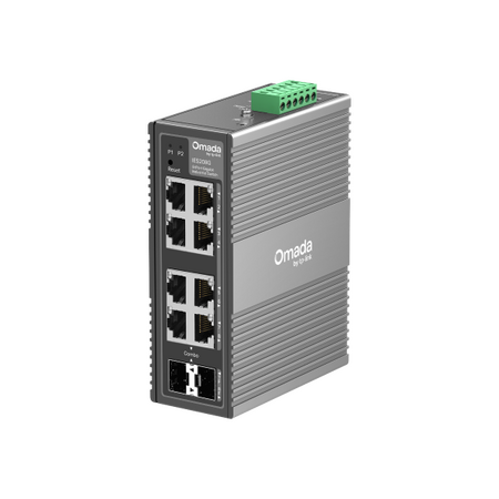 TP-LINK OMADA 8-PRT INDUST MANAGED GIGABIT SWITCH, GbE(6), SFP COMBO(2), 5YR