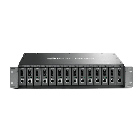 TP-LINK MEDIA CONVERTER CHASSIS, 14 SLOT, UNMANAGED, 3YR