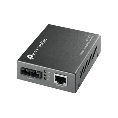 TP-LINK MEDIA CONVERTER, GIGABIT RJ45 TO 1000 MBPS, SINGLE MODE, 1310NM, 15KM, 3YR